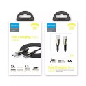 Joyroom Mermaid series kabel USB 3.1 - USB Typ C 3A 1,2m czarny (S-1230K6)