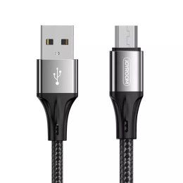 Joyroom kabel USB-A - Micro USB 480Mb/s 2.4A 1m czarny (S-1030N1)