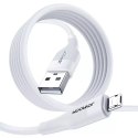 Joyroom kabel USB - micro USB do ładowania / transmisji danych 3A 1m biały (S-1030M12)