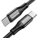 Joyroom kabel do szybkiego ładowania / transmisji danych USB Typ C - USB Typ C PD 60W 2m czarny (S-2030N1-60)