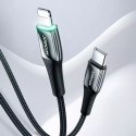 Joyroom kabel przewód USB Typ C - Lightning Power Delivery 20W 2,4A 1,2m czarny (S-1224K2 Black)