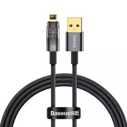 Kabel USB do Lightning Baseus Explorer, 2.4A, 1m (czarny)