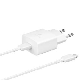 Ładowarka sieciowa Samsung EP-T1510XW 15W Fast Charge + kabel USB-C/USB-C biały/white