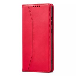 Magnet Fancy Case Case pour Samsung Galaxy A13 5G Pouch Wallet Card Holder Rouge