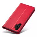 Magnet Fancy Case Case pour Samsung Galaxy A13 5G Pouch Wallet Card Holder Rouge