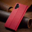 Magnet Fancy Case Case pour Samsung Galaxy A13 5G Pouch Wallet Card Holder Rouge