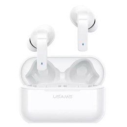 Słuchawki Bluetooth 5.0 USAMS TWS LY series ANC bezprzewodowe biały/white BHULY06