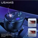 USAMS Adapter ładowarka samochodowy C16 2 gniazda 2xUSB 96W Fast Charge czarny/black CC99TC01 (US-CC099) rozdzielacz