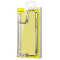 Baseus Glitter Hard PC Case Housse de galvanoplastie transparente pour iPhone 13 argent (ARMC000312)