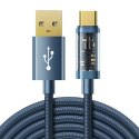 Câble USB Joyroom - USB Type C pour charge / transmission de données 3A 2m bleu (S-UC027A20)