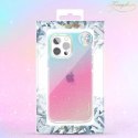 Coque à paillettes colorées Kingxbar Ombre Series pour iPhone 13 Pro Bleu-violet