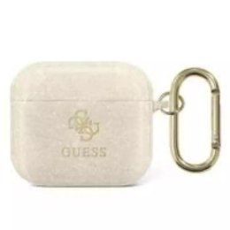 Guess GUA3UCG4GD AirPods 3 cover złoty/gold Glitter Collection