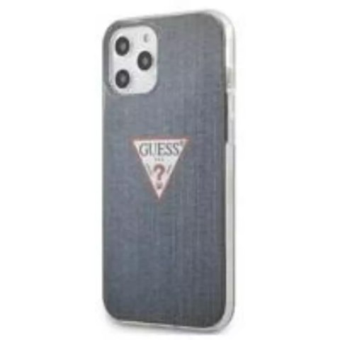 Guess GUHCP12LPCUJULDB iPhone 12 Pro Max 6,7" granatowy/dark blue hardcase Jeans Collection