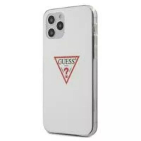 Guess GUHCP12MPCUCTLWH iPhone 12/12 Pro 6,1" biały/white hardcase Triangle Collection