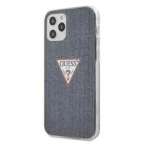 Guess GUHCP12MPCUJULDB iPhone 12/12 Pro 6,1" granatowy/dark blue hardcase Jeans Collection