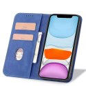 Magnet Fancy Case pour iPhone 12 couverture porte-cartes porte-cartes bleu