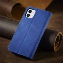Magnet Fancy Case pour iPhone 12 couverture porte-cartes porte-cartes bleu