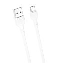 XO KABEL NB200 USB-USB-C 1m 2,1A BIAŁY