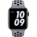 Pasek Apple Watch MG3V3ZM/A 38/40/41mm Nike Sport Brand szaro-czarny/obsidian mist-black