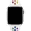 Pasek Apple Watch MYD62AM/A 42/44/45mm Nike Sport Band Pride Edition biały/white