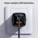 USAMS Ładowarka sieciowa 1x USB-C + 1x USB T46 33W (only head) PD3.0 + QC3.0 Fast Charging czarny/black CC152TC01 (US-CC152)