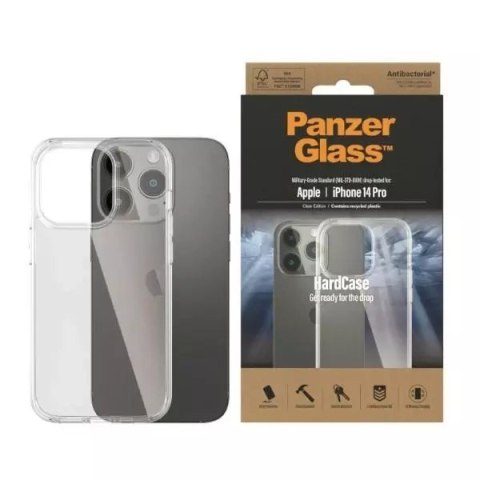 Etui PanzerGlass HardCase do iPhone 14 Pro 6,1" Antibacterial Military grade transparent 0402