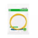 Jednomodowy kabel UGREEN FC-FC patchcord światłowód 3 m żółty (70662 NW129)