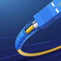 Jednomodowy kabel UGREEN FC-FC patchcord światłowód 3 m żółty (70662 NW129)