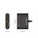 Przejściówka UGREEN adapter HDMI / VGA - mini DisplayPort 4K@30 Hz Full HD 1080p biały (MD108 10427)