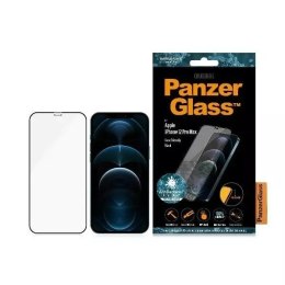 Szkło PanzerGlass Pro E2E Super+ do iPhone 12 Pro Max Case Friendly AntiBacterial Microfracture czarny/black