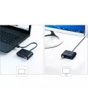 Wielofunkcyjny HUB UGREEN USB - 4 x USB 3.0 0,25m czarny (CR113)