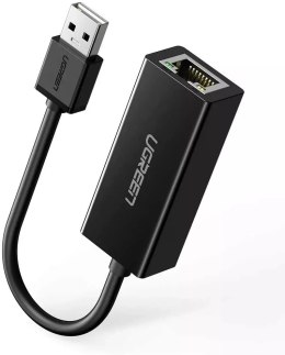 Zewnęrza karta sieciowa UGREEN RJ45 - USB 2.0 100 Mbps Ethernet czarny (CR110 20254)