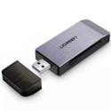 Czytnik kart UGREEN SD / micro SD / CF / MS na USB 3.0 szary (50541)