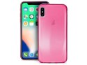 Etui PURO 0.3 Nude Apple iPhone X/Xs Fluo Pink