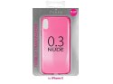 Etui PURO 0.3 Nude Apple iPhone X/Xs Fluo Pink