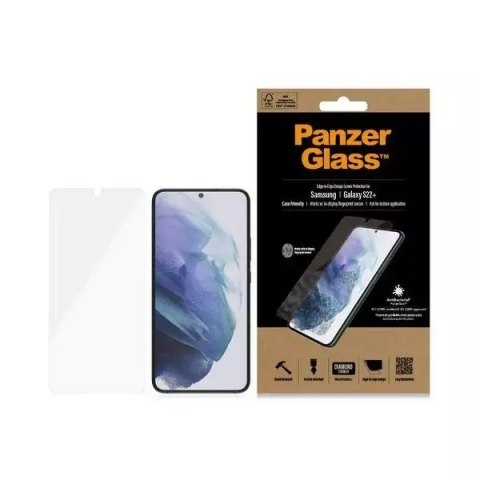 Mikrofrakční sklo PanzerGlass E2E pro Sam S22 G906 Case Friendly AntiBacterial black/black 7294