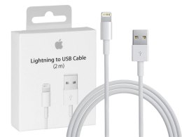 Oryginalny kabel Apple Lightning 2m MD819ZM/A iPhone biały BOX