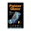 PanzerGlass E2E Super sklo pro iPhone 12 Mini Case Friendly Antibakteriální MicroFracture černá/černá