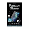 Szkło PanzerGlass E2E Microfracture do iPhone 12 Mini 5,4" CamSlider Swarovsky Case Friendly Antibakteriální černá/černá