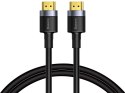 Kabel HDMI- HDMI 2.0 Baseus Cafule 4K FULL HD 3D 2m Czarno-szary