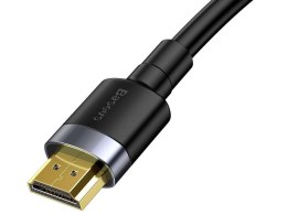 Kabel HDMI- HDMI 2.0 Baseus Cafule 4K FULL HD 3D 2m Czarno-szary