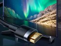 Kabel HDMI- HDMI 2.0 Baseus Cafule 4K FULL HD 3D 2m Czarno-szary