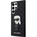 Karl Lagerfeld KLHCS23LSAKLHKPK do Samsung Galaxy S23 Ultra S918 hardcase czarny/black Saffiano Monogram Ikonik