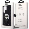 Karl Lagerfeld KLHCS23LSAKLHKPK do Samsung Galaxy S23 Ultra S918 hardcase czarny/black Saffiano Monogram Ikonik