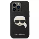 Etui Karl Lagerfeld KLHCP14XSAPKHK do iPhone 14 Pro Max 6,7" hardcase Saffiano Karl`s Head Patch czarny/black