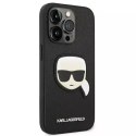 Etui Karl Lagerfeld KLHCP14XSAPKHK do iPhone 14 Pro Max 6,7" hardcase Saffiano Karl`s Head Patch czarny/black