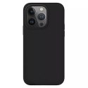 Etui UNIQ etui Lino do iPhone 14 Pro Max 6,7" czarny/midnidght black