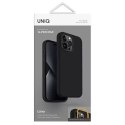 Etui UNIQ etui Lino do iPhone 14 Pro Max 6,7" czarny/midnidght black