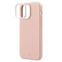 Etui UNIQ etui Lino do iPhone 14 Pro Max 6,7" różowy/pink blush