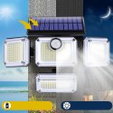 Lampa solarna zewnętrzna Alogy halogen ścienny 333 LED panel zewnętrzny czujnik ruchu PIR